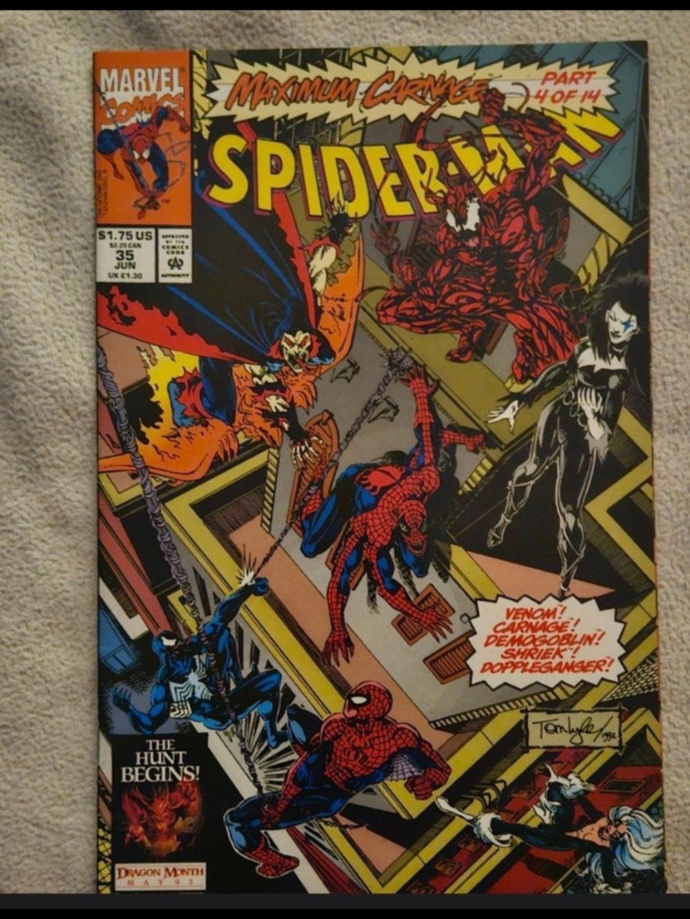 Marvel Spider-Man Comic Book - Maximum Carnage Cover